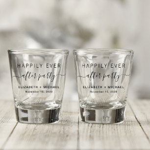 Verre A Shot Cadeau de mariage Fête de conte de fées