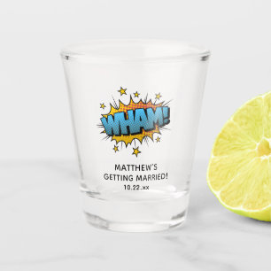 Verre A Shot Cadeau de mariage Funny Wham enterrement de vie de