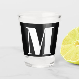 Verre A Shot Cadeau de mariage personnalisé avec monogramme pou