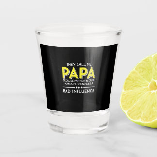 Verre A Shot Cadeau Papa On M'appelle Papas