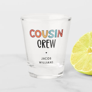 Verre A Shot Cadeau personnalisé de cousins jumelés Cousins