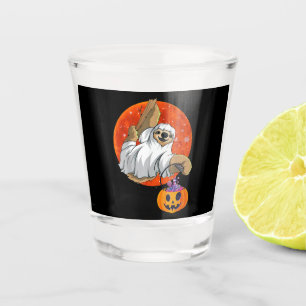Verre A Shot Cadeau Spider Boo Halloween avec Citrouille