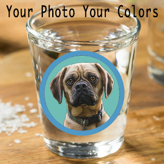Verre A Shot Cadeau unique pour amoureux de chiens en photo