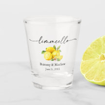 Calligraphie Encre Limoncello Aquarelle Lemons