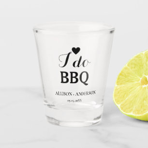 Verre A Shot Calligraphie moderne i do barbecue douche nuptiale