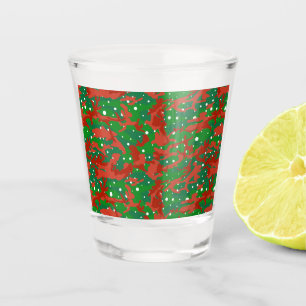 Verre A Shot Camouflage Haus De Camo Xmas