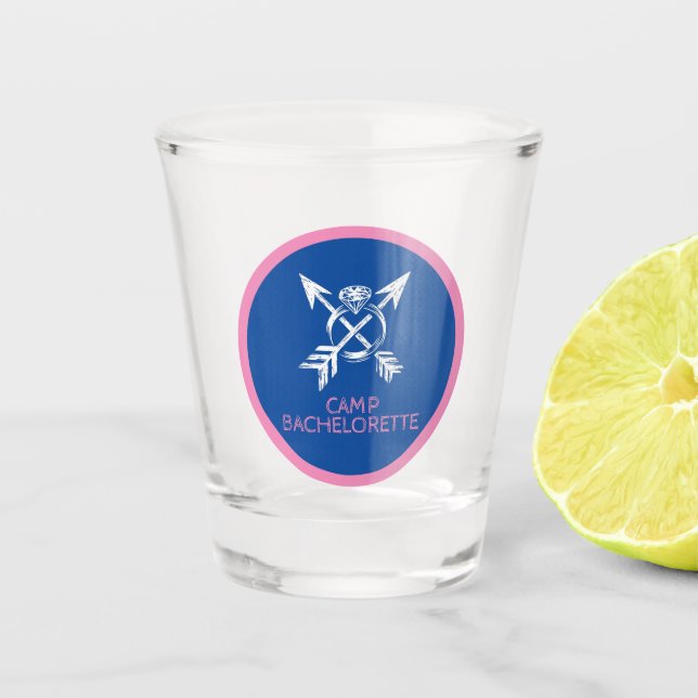 Verre A Shot Camp de vacances pour femmes (Devant)