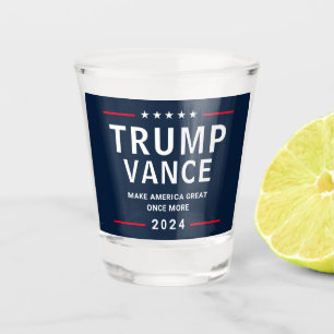 Verre A Shot Campagne présidentielle Trump Vance 2024