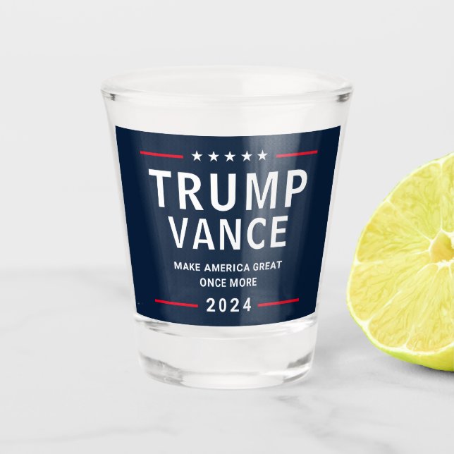 Verre A Shot Campagne présidentielle Trump Vance 2024 (Devant)