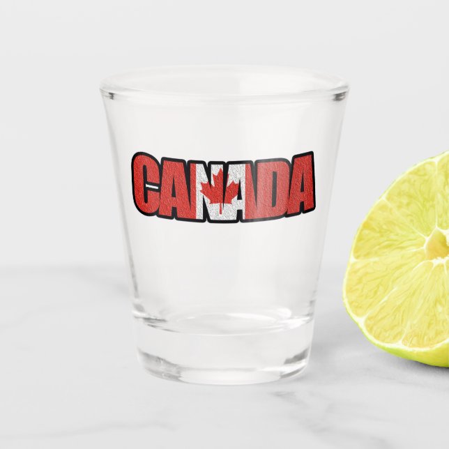 Verre A Shot Canada (Devant)