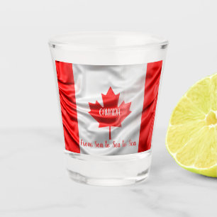 Verre A Shot CANADA D'un océan à l'autre