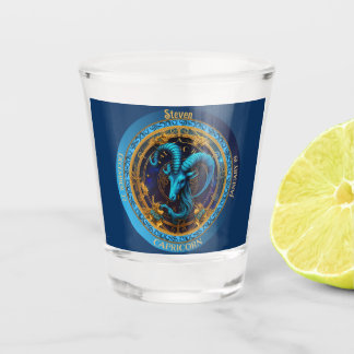 Verre A Shot Capricorne Zodiac avec Dates
