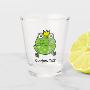 Verre A Shot Caricature de grenouille