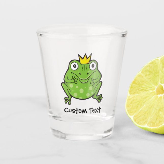Verre A Shot Caricature de grenouille (Devant)