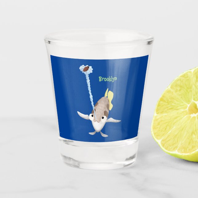 Verre A Shot Caricature de Tir à l'arc (Devant)