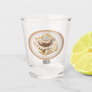 Verre A Shot Caricature en rouleau de cannelle