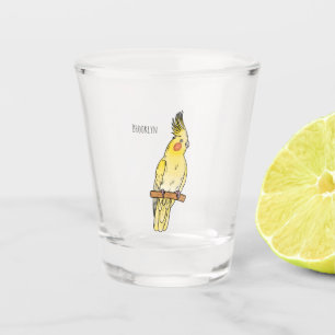 Verre A Shot Caricature pour oiseaux Cockatiel