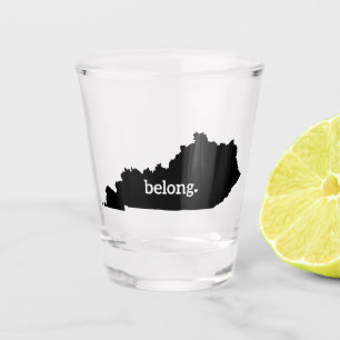 Verre A Shot Carte de l'État du Kentucky Belong