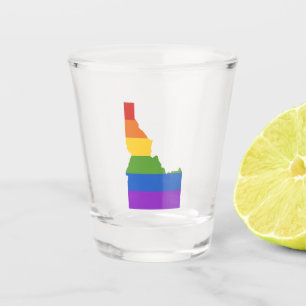 Verre A Shot Carte gay des États-Unis  État de l'Idaho