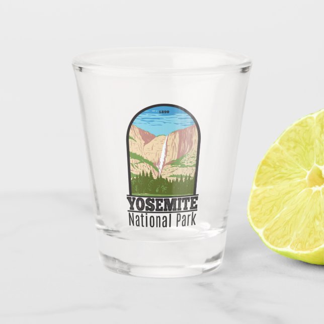 Verre A Shot Cascade de Yosemite National Park California (Devant)