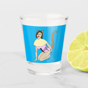 Verre A Shot catgirl