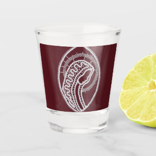 Verre A Shot Catholic Vierge Marie, dentelle