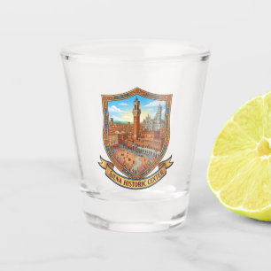 Verre A Shot Centre historique de Sienne Italie