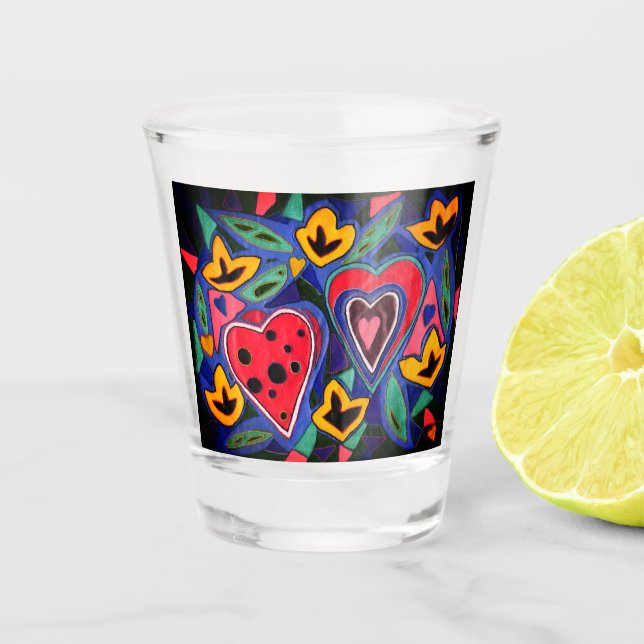 Verre A Shot C'est amusant d'être amoureux (Devant)