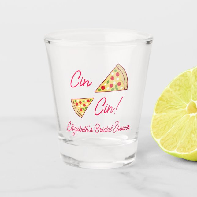 Verre A Shot C'est l'Amour Baby Shower (Devant)