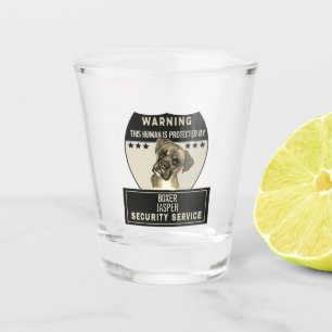 Verre A Shot Cet être humain est protégé par la sécurité de la