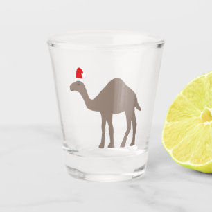 Verre A Shot Chameau de Noël mignon
