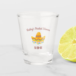 Verre A Shot Chapeau Mexicain Personnalisé pour Enterrement de