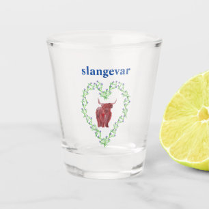 Verre A Shot chardons vaches écossaises slangevar