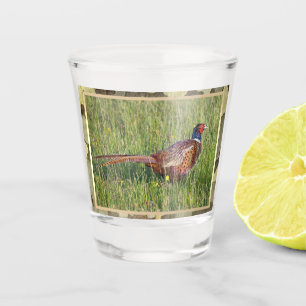 Verre A Shot Chasse Au Pheasant Avec Camo Trim