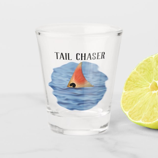 Verre A Shot Chasse Tails Big Reds Pêche (Devant)