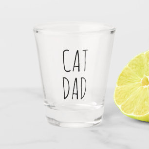 Verre A Shot "Chat Papa" Simple Farmhouse moderne