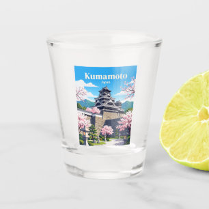 Verre A Shot Château de Kumamoto Japon