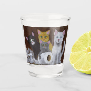Verre A Shot Chatons joueurs