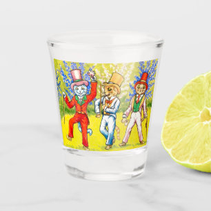 Verre A Shot Chats dansants