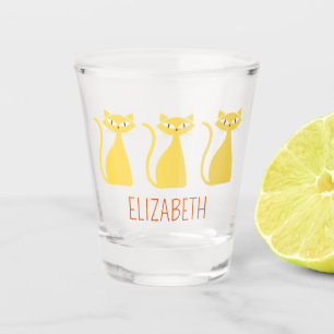 Verre A Shot Chats personnalisés de style moderne du milieu du