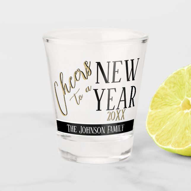 Verre A Shot Cheers To A New Year - Customize (Any Event) (Devant)