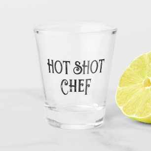 Verre A Shot Chef Hot Shot Drôle Verre cadeau