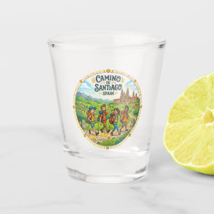 Verre A Shot Chemin de Saint-Jacques Espagne