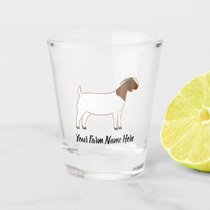Verre A Shot Chèvre de garde personnalisée