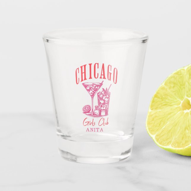 Verre A Shot chicago bachelorette (Devant)