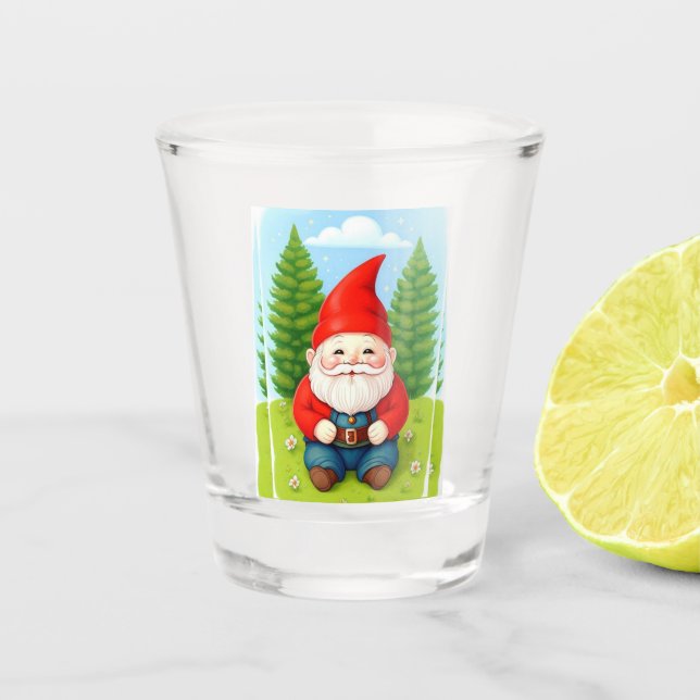 Verre A Shot Christmas Gnome (Devant)