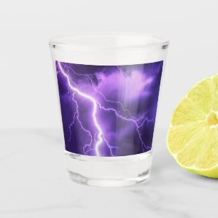 Verre A Shot ciel magnifique, tonnerre