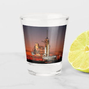Verre A Shot Ciel rouge pour le lancement de la navette spatial