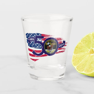 Verre A Shot Cinquantième anniversaire d'Apollo 11 1969 - 2019