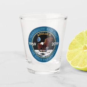 Verre A Shot Cinquantième insignes de correction de mission